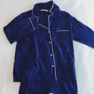 NWOT Victoria’s Secret navy blue pajama set 💤